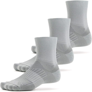 Chaussettes de cyclisme personnalisées <span class=keywords><strong>Trail</strong></span> Running Quarter Crew <span class=keywords><strong>Compression</strong></span> Fit High Tube Chaussettes Impression unique Jacquard Logo - Product Image 3