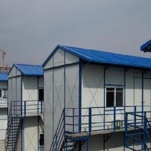 迅速組み立て式 携帯用 仮設職員用Kハウス 即時解決 軽量鉄骨 労働者宿舎 プレハブK型ハウス - Product Image 4