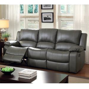 Mobilier de salon moderne de style européen Canapé de cinéma maison <span class=keywords><strong>inclinable</strong></span> en cuir avec <span class=keywords><strong>table</strong></span> de tirage et console - Product Image 2