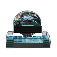 Simulateur de machine de tir à écran LED intérieur (3D 4D 5D 6D 7D 8D 9D 12D) Simulateur de mouvement de réalité virtuelle en dôme 1 an 2 joueurs