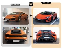 Kit de carrocería estilo T de material PP mejorado para Lamborghini Huracan Facelift LP580 LP610 2014-2024