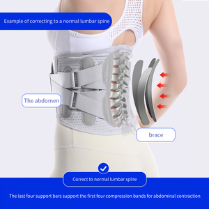 RUNYI cura della <span class=keywords><strong>salute</strong></span> cinghie regolabili traspirante sport fascia da lavoro medico sollievo dal dolore della parte bassa della schiena tutore lombare per adulti - Product Image 5