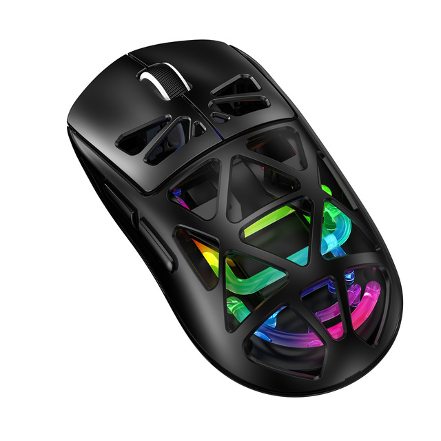 Top Seller M7 2.4GHz BT USB RGB 3600DPI Rechargeable Tri-Mode Wireless Optical Mouse Ergonomic RGB LED Backlit Design for Gaming