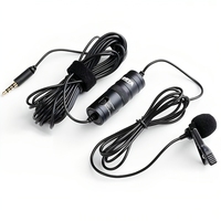 Microphone d'enregistrement en direct vidéo BY-M1 enseignement karaoké pince à revers micro conférence de diffusion en ligne collier de haut-parleur micro Lavalier