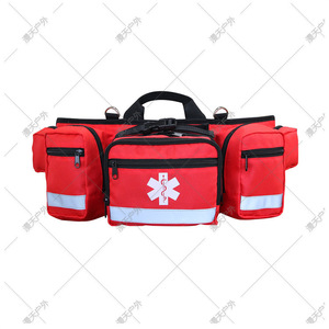 Sac de taille portable en tissu Oxford pour médicaments, trousse de premiers secours rouge pour sports de plein air, rangement ultraléger - Product Image 2