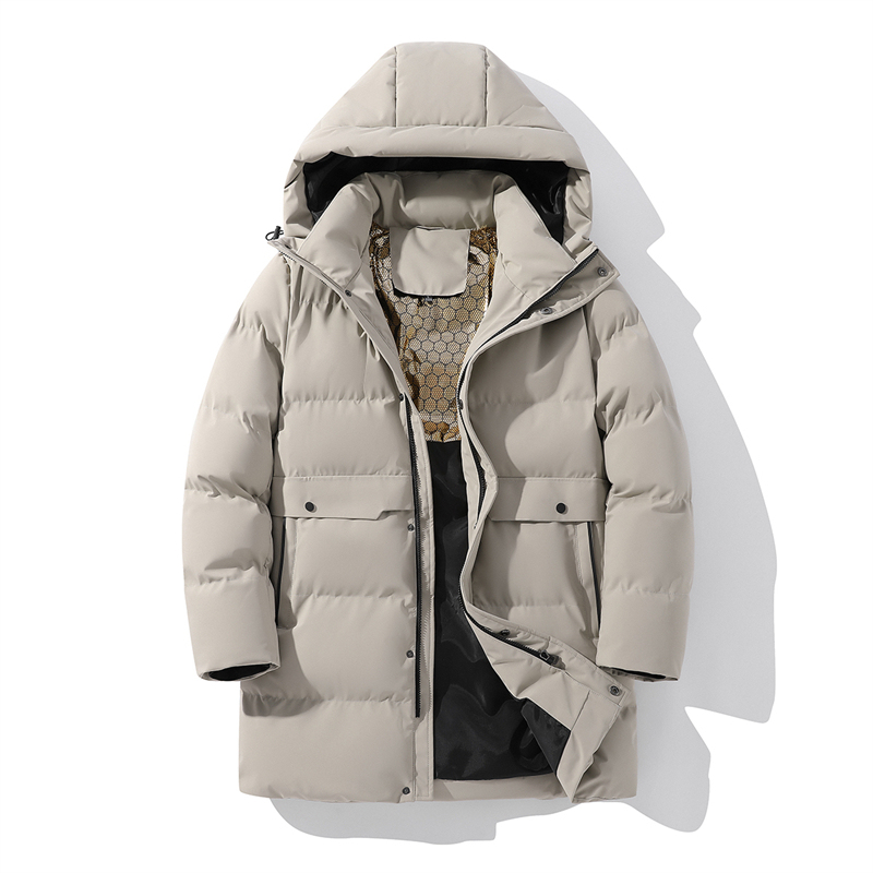 Power Punch Wholesale Men's Winter Coat Casual Style Zipper Closure