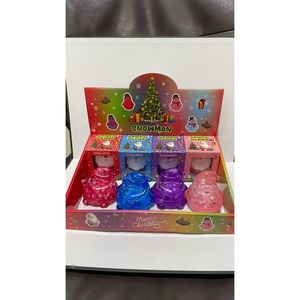 Jouet Squishy de Noël en Maltose, Père Noël et Bonhomme de Neige Pailleté, Jouet Anti-Stress Doux à Remontée Lente pour Cadeau de Noël - Product Image 6