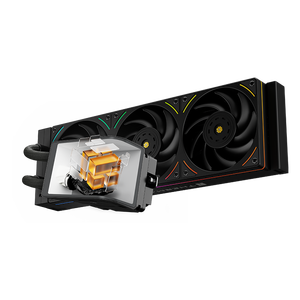 Radiateur à eau refroidi par écran incurvé Thermal-right WONDER VISION 360 UB ARGB NOIR&BLANC - Product Image 2