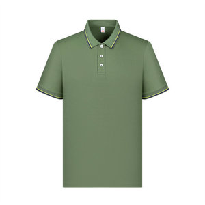 Polo à manches courtes pour hommes, couleur unie, évacuation de l'humidité, vêtements de travail, usage quotidien - Product Image 1