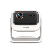 Projecteur intelligent triple laser 1000 Ansi DLP avec mise au point automatique, boîtier TV Wifi, vidéo Full HD 3D, haut-parleur BT, lecteur de musique, projecteur KTV