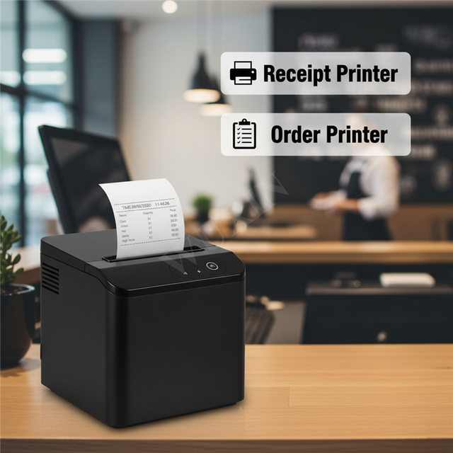 80mm Inkless Thermal Printer Fast Printing Speed Billing Receipt Printer High Resolution Windows Android Linux POS Printer