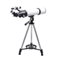 Astronomical Student Reflective Telescope F50080 Optical Instrument Monocular Equipped