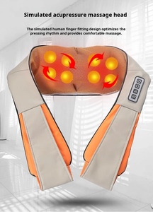 CE ha approvato il massaggiatore posteriore per impastare e Shiatsu per il riscaldamento a luce rossa per uso domestico - Product Image 5