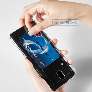 Étui pour Samsung S23 S24 S25 avec porte-cartes, étui pratique en TPU avec fente pour carte <span class=keywords><strong>portable</strong></span>, <span class=keywords><strong>coque</strong></span> transparente pour S22 Ultra - Product Image 2
