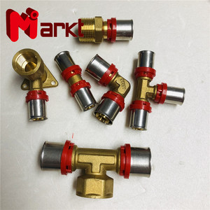 Rouge tuyau et <span class=keywords><strong>raccords</strong></span> pex al pex <span class=keywords><strong>multicouche</strong></span> tuyau E <span class=keywords><strong>raccords</strong></span> de Presse En Laiton - Product Image 6
