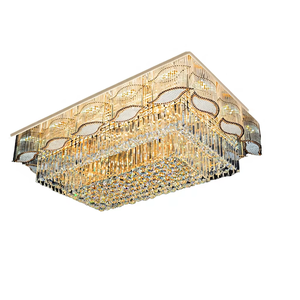 โคมไฟเพดานคริสตัล LED คุณภาพสูง ดีไซน์ร่วมสมัย หรูหรา ยี่ห้อ JYLIGHTING ติดตั้งแบบติดผนัง โครงเหล็ก สำหรับห้องนั่งเล่น - Product Image 4