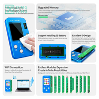 Programmeur de données de batterie JCID V1SE JC pour iPhone X XS Max 12 13 14 15 Pro True Tone, lecteur d'empreintes digitales, projecteur de points, en métal, AC