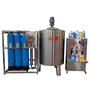 Equipo Avanzado para Mezclar Líquidos, Agitador para Productos Químicos, Tanque de Mezcla de Acero al Carbono para Detergente de Lavandería/Champú/Lavado de Autos, 1000L - Product Image 1