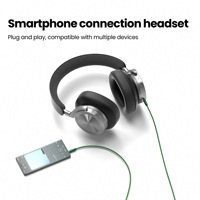 Nuevo Cable de Audio de 3.5mm con Trenzado para Micrófono, Altavoz de Coche, MP4, Auriculares, Conexión AUX Macho a Macho