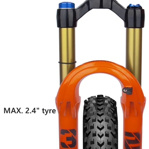 Horquilla de <span class=keywords><strong>Bicicleta</strong></span> MTB de Aleación de Magnesio con Suspensión de Aire, 27.5/29 Pulgadas, 120 mm de Recorrido, con Bloqueo, para Accesorios de Ciclismo - Product Image 2