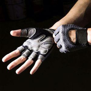 Custom High Quality Outdoor Sports <b>Half</b> Finger Cycling Gloves Neoprene Non <b>Slip</b> Breathable Lightweight Gym Weightlifting - Product Image 6