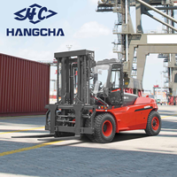 Montacargas Hangcha Serie X de 14t/16t/18t con Motor Diésel, Carretilla Elevadora de Combustión Interna para Manejo de Contenedores en Puertos