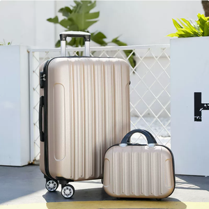 Ensemble <span class=keywords><strong>de</strong></span> bagages cabine légers au design moderne, 2 pièces, avec roulettes souples, <span class=keywords><strong>valise</strong></span> rigide imperméable pour les vacances - Product Image 1