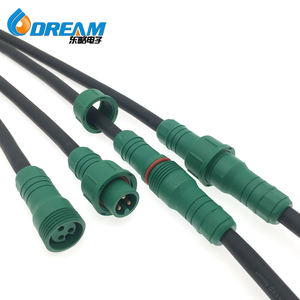 DREAM START <span class=keywords><strong>3</strong></span>ピン防水コネクタ男性女性延長コードIP65 IP67 IP68 LEDコネクタケーブル - Product Image 1
