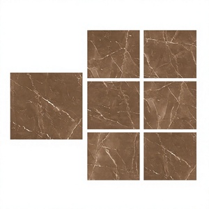 Aeroni Copper 800x800mm Porcelain 80x80cm Glossy Tiles Marble Look Comoros - Product Image 1