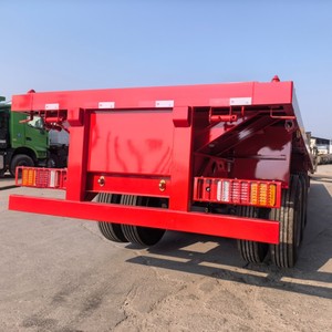 <span class=keywords><strong>Los</strong></span> <span class=keywords><strong>Mejores</strong></span> <span class=keywords><strong>Remolques</strong></span> de Venta Directa de Fábrica China, Remolque de Plataforma de 3 Ejes y 40 pies <span class=keywords><strong>para</strong></span> el Transporte Confiable de Madera y Carga - Product Image 3