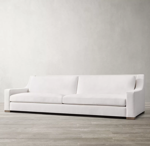Rhohohill personnalisé luxe blanc lin tissu bois massif canapé ensemble rétro salon Villa canapé canapé salon canapés - Product Image 2