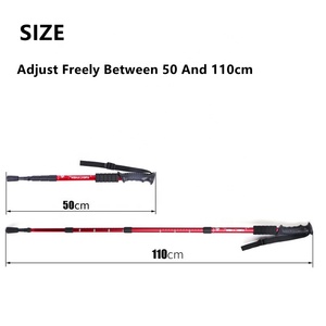 Linkstock — poteau de Trekking en polypropylène avec quatre, ceinture d'extension interne, de verrouillage interne, accessoire élégant, tige de marche - Product Image 4