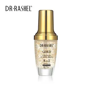 DR.RASHEL 8 EN 1 Essence de collagène doré pour le visage Anti-rides Hydratant Blanchissant Essence Apprêt de maquillage Sérum visage