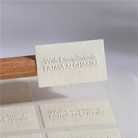 Etiquetas de Embalaje con Logotipo en Relieve 3D, Papel con Textura Especial, Impresión de Logotipo Personalizada para Botellas de Perfume