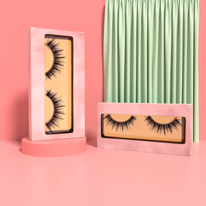 自社ブランドセグメントまつ毛カスタムプレカットDiyラッシュクラスター事前マッピングセグメントクラスター偽まつげ紙パッケージボックス - Product Image 1