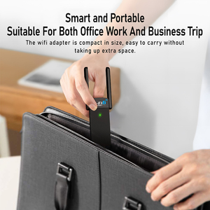Portable <b>USB</b> WiFi Adapter 1800Mbps 2.4G 5.8G <b>Wireless</b> Dongle Network Card <b>USB</b> <b>Wireless</b> Network Cards - Product Image 3