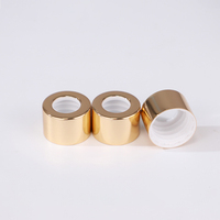 Bague de collier en aluminium anodisé OEM personnalisée 20/415 24/415 28/415, flacon pompe compte-gouttes cosmétique anti-fuite à visser Or Argent 3,0 mm
