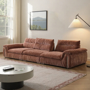 Ghế sofa đa năng hiện đại tối giản 3 chỗ ngồi, chất liệu vải, nội thất phòng khách, bộ nội thất gia đình có chức năng giường - Product Image 4