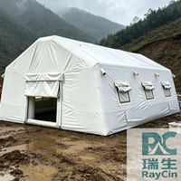 inflable impermeable de despliegue rápido para emergencias y rescate destinada a albergues de emergencia y hospitales de campaña