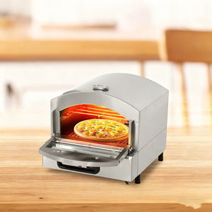 Accessoires de cuisine d'extérieur - Four à pizza au gaz en acier inoxydable et grille-pain commercial portable pour pizza, <span class=keywords><strong>jambon</strong></span>, steak - Product Image 4