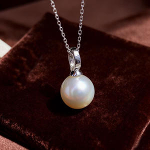 Set de Accesorios de Perlas para Collares de Moda 31456, Colgante de Plata S925 con Botón de Soporte Redondo Vacío de 10-13 mm - Product Image 4