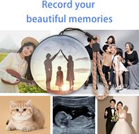 Promotion : Lampe Sphère en Cristal Lecteur Vidéo Connectée Wi-Fi avec Son, Cadeau Personnalisé pour Anniversaire, Mariage et Événements Spéciaux