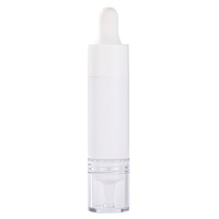 10ml 15ml plastique pressé cosmétique acné huile essentielle brillant à lèvres Essence crème pour les yeux seringue sans air flacon compte-gouttes