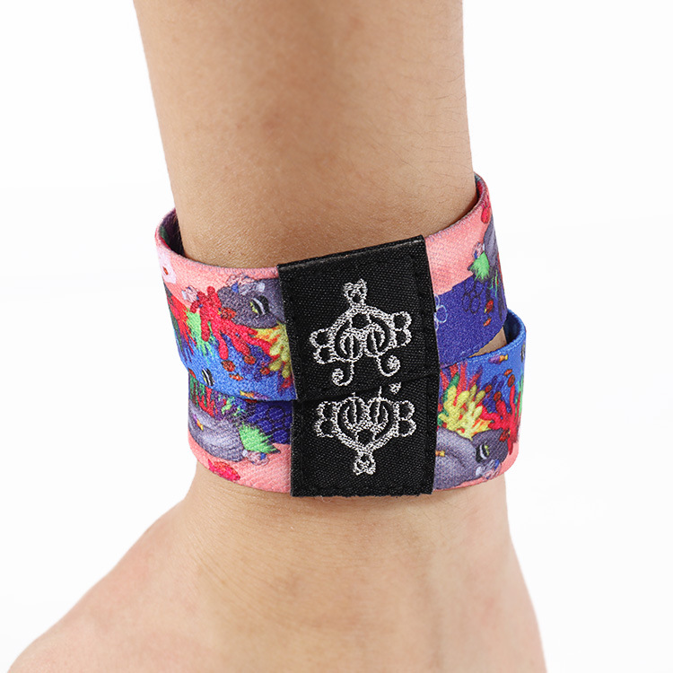 Недорогой эластичный браслет из полиэстера для проведения мероприятий, оптовая продажа