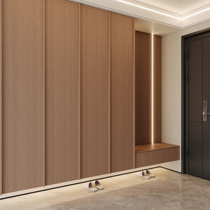 Étagère <span class=keywords><strong>à</strong></span> <span class=keywords><strong>chaussures</strong></span> modulaire en bois au design traditionnel et moderne, écologique, avec rangement mural incurvé pour la <span class=keywords><strong>maison</strong></span> et le salon - Product Image 1