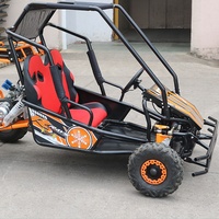 Karting à essence 125cc, refroidissement par air, 4 temps, quad buggy, moto tout-terrain pour enfants, directement de l'usine