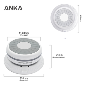 גלאי עשן אלחוטי 433mhz 240 כבל אזעקת עשן המחובר לחיבור v עם תעודת en14604 - Product Image 3