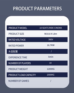 ALILE Professional OrbitalRBITAL Cinema Flying Theatre Immersive 3D Naked Track Cine de realidad virtual interior para Centro Comercial - Product Image 6