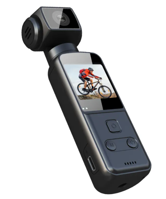 4K WiFi Sport Camera Wearable Mini Handheld K1 EIS Outdoor Cycling Camera DV Lightweight Pocket Motion Cameras 270° Rotate