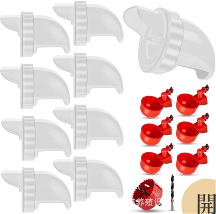 Высококачественная автоматическая кормушка для цыплят, прочная пластиковая кормушка для цыплят, легкая установка, кормушки для цыплят, без отходов, использование в бациарде